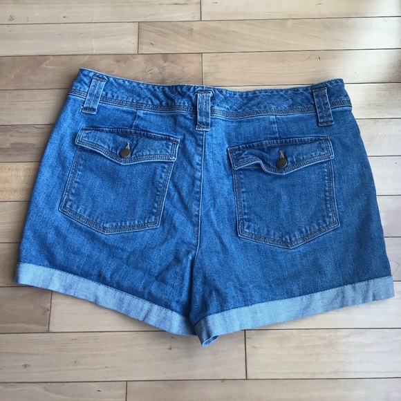Cuffed Jean Shorts - Picture 2 of 3